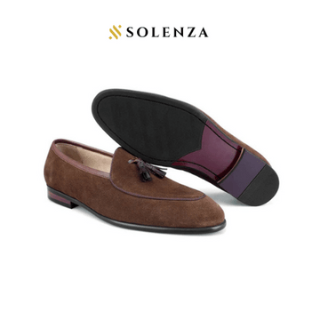 Classic Suede Handmade Tassel Loafers