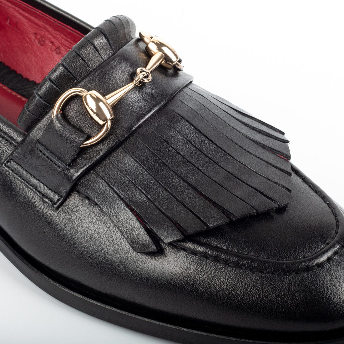 Luxury Black Calf Leather Loafer